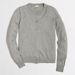 NWT J. Crew Gray Button Down Cardigan